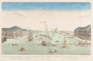 DAUMONT JEAN FRANCOIS 1705-1775,Ansicht von St. Petersburg,Hargesheimer Kunstauktionen DE 2021-04-16