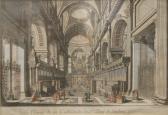 DAUMONT JEAN FRANCOIS 1705-1775,St Paul's Interior,Rowley Fine Art Auctioneers GB 2022-09-10