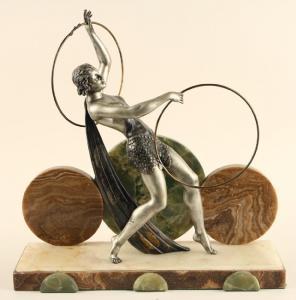 DAUVERGNE J 1800-1900,figure of a female,1920,Kamelot Auctions US 2019-01-12
