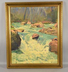 DAVAUX Robert Jean 1887-1962,River scene,Dargate Auction Gallery US 2016-10-09