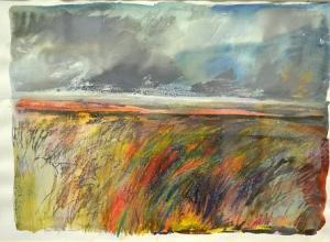 DAVENPORT Frances Winder,Windswept landscape,Fieldings Auctioneers Limited GB 2015-10-24