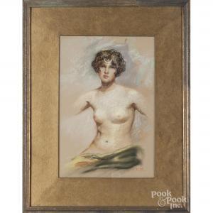 DAVENPORT Henry 1882-1965,female nude,Pook & Pook US 2017-07-17