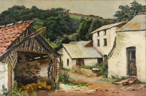 DAVENPORT Leslie 1905-1973,A Provincial Farmstead,Cheffins GB 2021-08-12