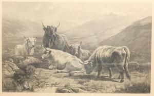 DAVEY William Turner,Scotch Cattle Western Highlands,19th century,David Duggleby Limited 2020-10-03