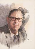 David Ar Amnon 1973,Portrait of Abba Eban,2008,Tiroche IL 2022-06-27