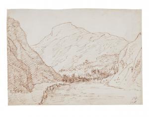 DAVID Jacques Louis 1748-1825,A mountainous landscape,Sotheby's GB 2024-02-02
