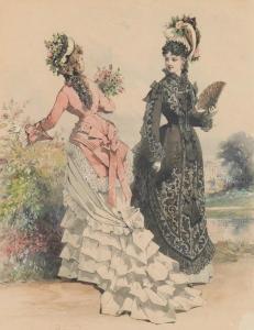 DAVID Jules Jean Baptise 1808-1892,Ladies day dress fashions - May 18,Bellmans Fine Art Auctioneers 2023-09-05