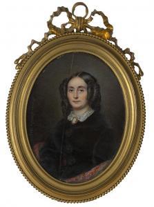 DAVID Maxime 1798-1870,Retrato de dama,Alcala ES 2017-10-04