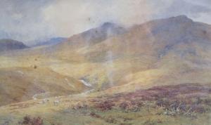 DAVIDSON Charles Grant 1824-1902,Ponies on the Moors,Gorringes GB 2022-07-11