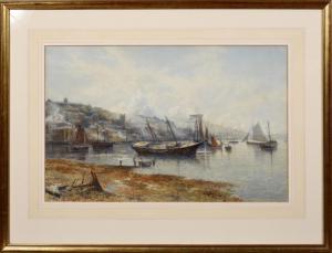 DAVIDSON Charles Topham,a view of Dartmouth Naval College,1880,Tring Market Auctions 2019-11-29