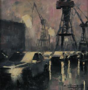 DAVIDSON Colin H 1961,QUEENS ROAD, CARS & CRANES,2020,Ross's Auctioneers and values IE 2024-01-24