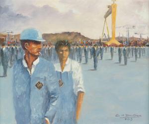 DAVIDSON Colin H 1961,THE APPRENTICE,2013,Ross's Auctioneers and values IE 2024-01-24