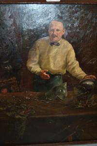 DAVIDSON John,study of a gentleman with a collection of antique,Lawrences of Bletchingley 2017-06-06