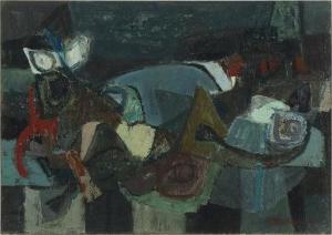 DAVIDSON Morris 1898-1979,Still LIfe,1959,Susanin's US 2019-12-13