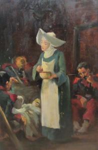 DAVIDSON Thomas,Sister of Mercy tending to French Soldiers,David Duggleby Limited 2016-09-09