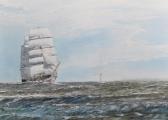 Davies Broadhouse J 1900,A Clipper in Full Sail,20th Century,John Nicholson GB 2017-10-11