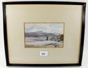 DAVIES E,Coastal scene with mother and child,1885,Smiths of Newent Auctioneers GB 2021-07-09