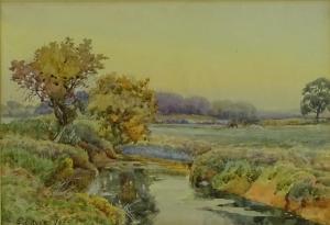 DAVIES E,rural river landscape,1885,Burstow and Hewett GB 2018-06-21