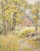 DAVIES George 1800-1900,woodland scene with cottage,Peter Wilson GB 2008-10-22