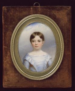 DAVIES James Morris,A young Boy, wearing blue dress with white lace ne,Sotheby's 2005-04-27