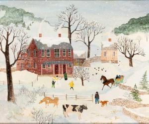 DAVIES Jeanne 1936,The Red House in Winter,William Doyle US 2023-11-08