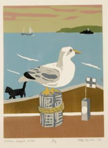 DAVIES Peter 1953,Wooden Seagull, St. Ives,Duke & Son GB 2017-04-12