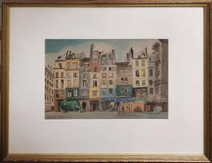 DAVIES Philip 1953,Paris, Rue Berger,1953,Lots Road Auctions GB 2021-04-11