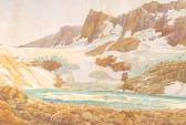 DAVIES Thomas, Major 1737-1812,Norwegian mountain landscape,1799,Burstow and Hewett GB 2006-05-03