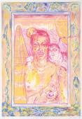 DAVILA Juan Domingo 1946,Pre-Modern Self-Portrait,1988,Leonard Joel AU 2012-11-22