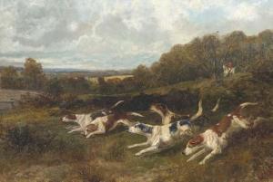 DAVIS Arthur Alfred 1824-1893,Hounds on the scent,Christie's GB 2004-11-18