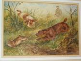 DAVIS Arthur Alfred 1824-1893,rabbiting,Bonhams GB 2004-03-18
