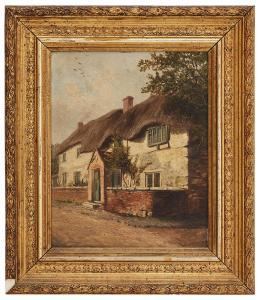 DAVIS Arthur H 1871-1893,(Thatched Roof Cottage),Leonard Joel AU 2022-09-13