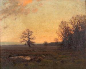 Davis Charles Harold 1856-1933,A Sunset Landscape in Early Winter,Skinner US 2024-03-06
