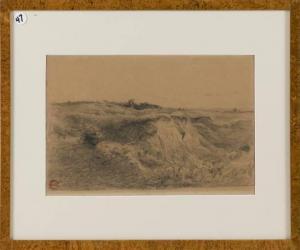 Davis Charles Harold 1856-1933,Dune scene,Eldred's US 2022-02-10