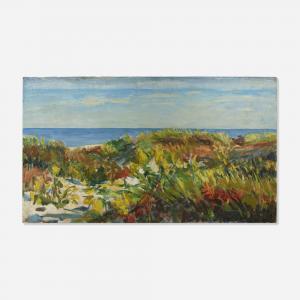 DAVIS Gerald Vivian 1899-1987,Coastal Landscape,1965,Toomey & Co. Auctioneers US 2023-07-26