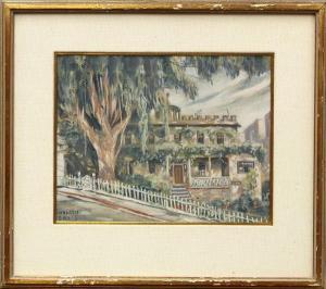 DAVIS Herndon 1901-1962,San Francisco Mansions,Clars Auction Gallery US 2011-09-11