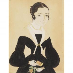 DAVIS Jane Anthony,PORTRAIT OF A LADY WITH AN ORANGE BOOK AND FLOWERS,Christie's 2022-01-20