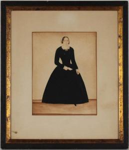 DAVIS Jane Anthony 1821-1855,Portrait of a Woman,Nye & Company US 2023-03-09