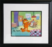 DAVIS Jim 1945,Garfield Italian Restaurant,1997,Ro Gallery US 2012-12-06