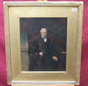 DAVIS John Phillip «Pope»,Portrait of a distinguished gentleman,1835,Reeman Dansie 2013-06-19