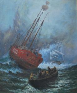 DAVIS P,Ships in stormy seas,Andrew Smith and Son GB 2017-09-12