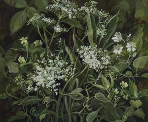 DAVIS Pamela 1927-2019,June hedgerow,Burstow and Hewett GB 2022-12-15