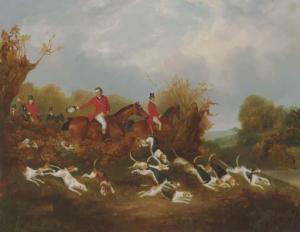 DAVIS Richard Barrett 1782-1854,The Old Surrey Hounds,Christie's GB 2005-10-18