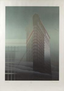 DAVIS Richard Thomas 1947,The Empire State Building,Simon Chorley Art & Antiques GB 2016-11-22