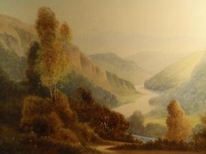 DAVIS Trevor 1900-1900,Mountainous landscape with river,Golding Young & Co. GB 2009-03-04