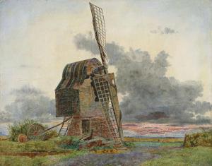 DAVIS William 1812-1873,Ditton Mill, Lancashire,Christie's GB 2018-12-11