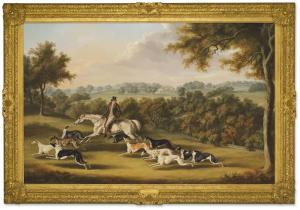 DAVIS William Henry,Colonel Newport Charlett's Favourite Greyhounds, a,1831,Christie's 2020-12-17
