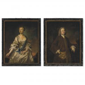 DAVISON Jeremiah 1695-1745,Portrait of Edward Rogers (1705-1763), High Sherif,Christie's 2021-09-14