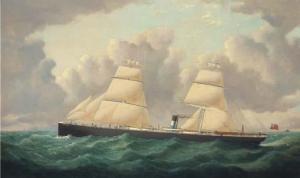 davison w.h,The auxiliary steamer Tycho Brahe off the South St,1869,Christie's GB 2004-07-29