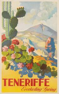 DAVO Jean 1939,TENERIFFE / EVERLASTING SPRING,1945,Swann Galleries US 2019-11-14